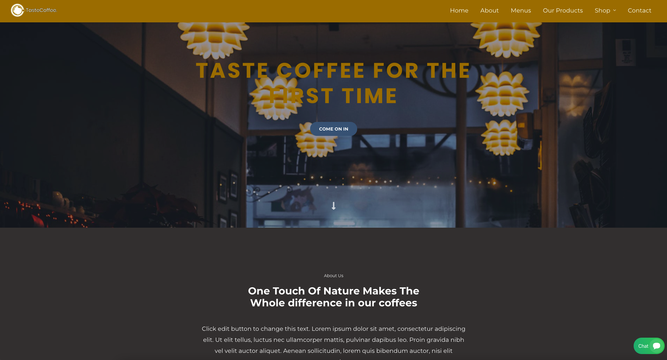 TasteCoffe Website